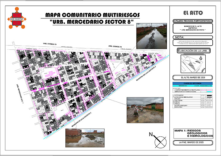 Mapa 1: Riesgos Geológicos e Hidrológicos